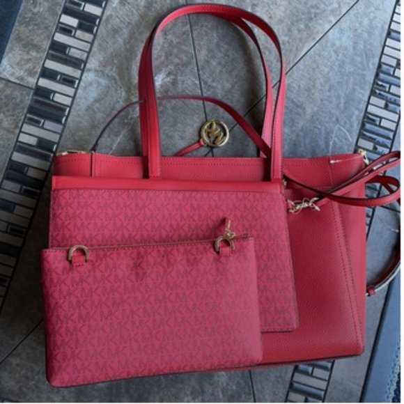 Michael Kors Maisie Large 3in1 Tote Bag Leather - Picture 14 of 16